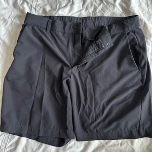 Fabletics Men Black Business Casual Shorts